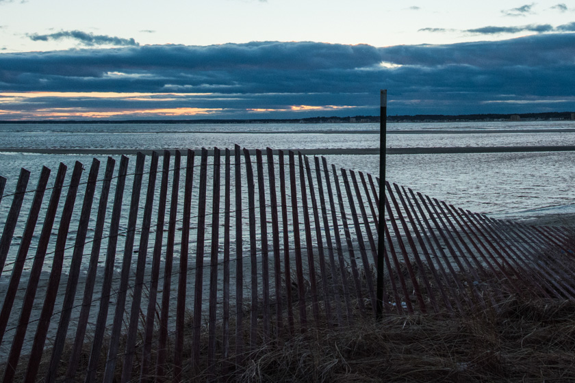204--02-Dick Sawyer- Shoreline Fence in Winter (1 of 1)