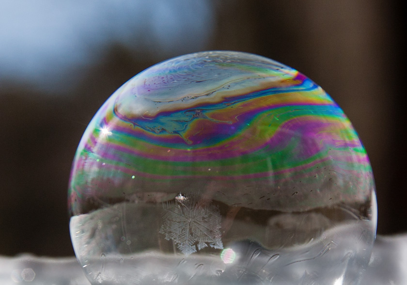 19-Paul-VanDerWerf-B-Soap-Bubble-On-Snow