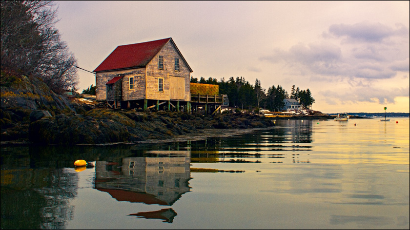 12-C-CarolineSamson-B-SouthportHarbor-Reflections