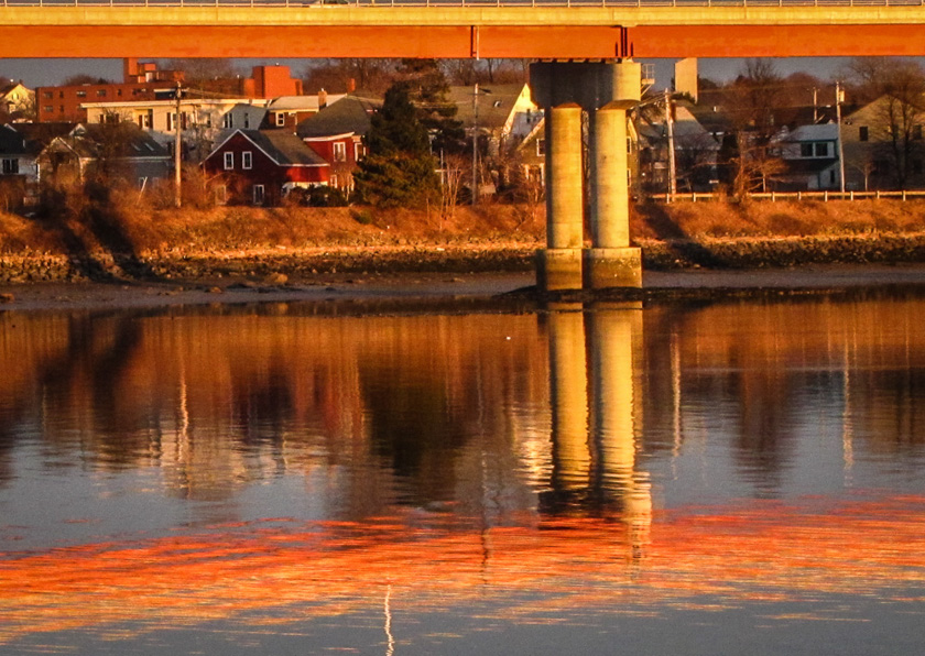 49-Judith-MacDonald-B-Casco-Bay-Bridge-Reflection